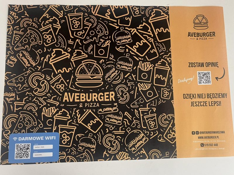 Podkładki na stół A3 z nadrukiem